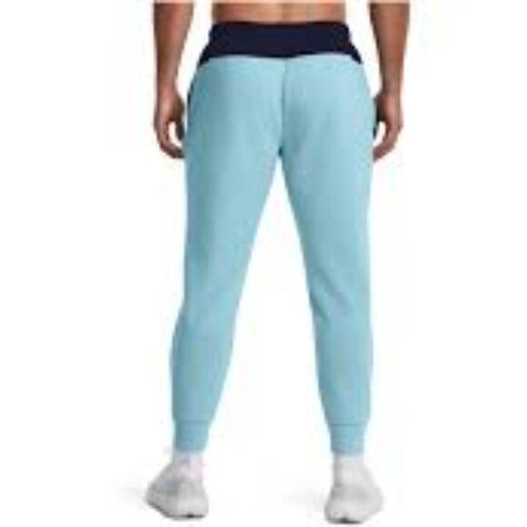 Nwt $100 Men's LARGE Under Armour Unstoppable Fleece Jogger Pants 1379808 490 L - Picture 4 of 4